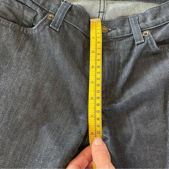 7 for all mankind Women’s Roxanne Jeans Low Rise Dark Wash Soft Size 29 - Picture 10 of 13